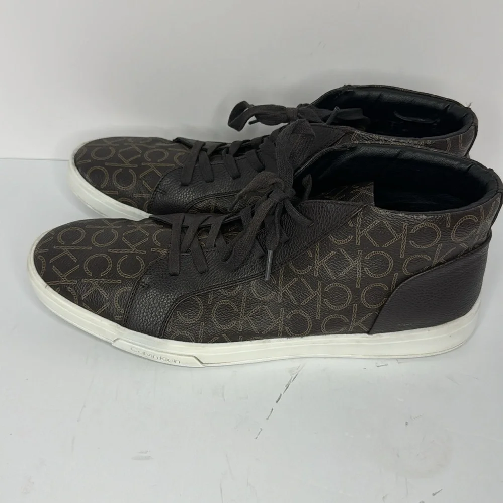 Calvin Klein Size 11 BENSI Low Top Sneakers Used Men's Shoes